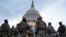 Capitoliul de la Washington, păzit de Garda Națională, înaintea inaugurării lui Joe Biden în funcția de președinte, 18 ianuarie 2021