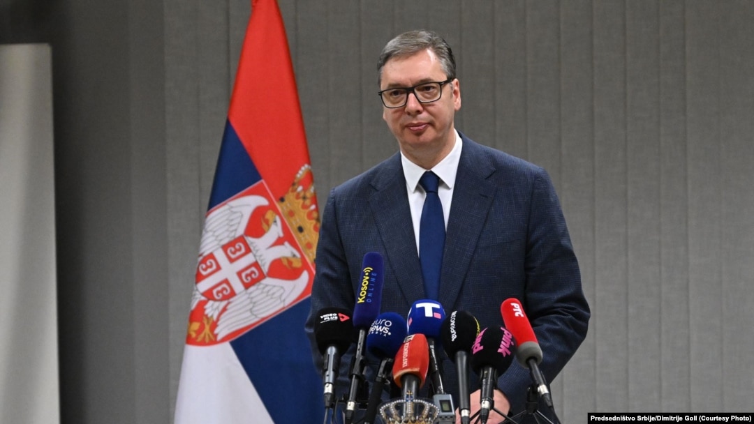 Predsednik Srbije Aleksandar Vučić, 25. mart 2025.