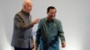 U.S. President Joe Biden (left) is greeted by Cambodia's Prime Minister Hun Sen before the ASEAN gala dinner on November 12 in Phnom Penh, Cambodia.
