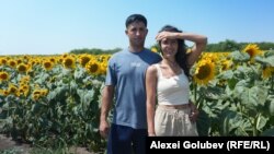 Кристина Беџереану и нејзиниот сопруг Думитру на нивната фарма во округот Леова, југозападна Молдавија