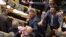 UKRAINE -- Ukrainian members of Parliament’s scuffle during a Parliament session in Kyiv, December 20, 2018