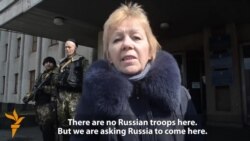 Slavyanskda Rusiya yönlü aksiyaçılar Moskvadan kömək istəyirlər