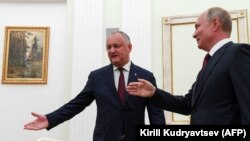 Igor Dodon și Vladimir Putin la Moscova, 7 septembrie 2019