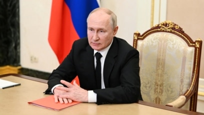 Руският президент Владимир Путин изрази в четвъртък съболезнованията си на