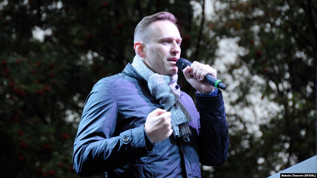 Russian opposition leader Aleksei Navalny (file photo)