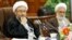 صادق لاریجانی (چپ) و محمدجعفر منتظری، دادستان کل کشور