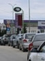 FILE PHOTO: Cars queue for fuel at a gas station in Sevastopol