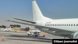 Самолет «Боинг B737-300» в аэропорту Тегерана
