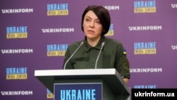 Zëvendësministrja ukrainase e Mbrojtjes, Hanna Malyar.