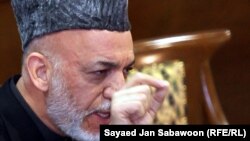 حامد کرزی رییس جمهور افغانستان 