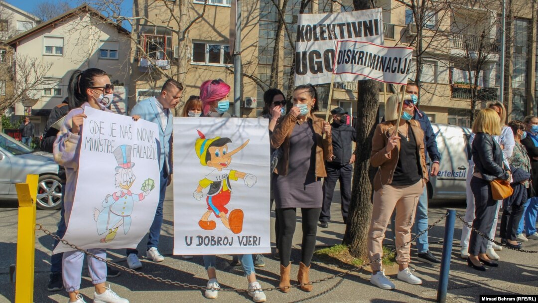 Zdravstveni radnici traže povećanje koeficijenata za obračun plata, Mostar (4. mart)