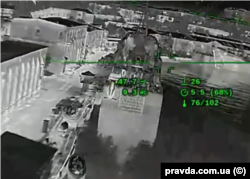 Атака на військовий корабель ЧФ РФ у Севастополі, 25-26 квітня 2026 року. Скриншот «Української правди»
