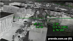 Атака на военный корабль ЧФ РФ в Севастополе. 25-26 апреля 2026 года. Скриншот «Украинской правды»