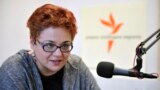 Tamara Skrozza u beogradskom studiju RSE