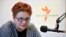Tamara Skrozza u beogradskom studiju RSE