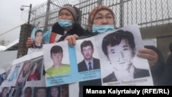 Dozens of ethnic Kazakhs from China have been picketing the Chinese Consulate in Kazakhstan's largest city, Almaty, for more than a month over relatives being held in Xinjiang. 