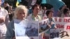 Пикет против мэра Одессы Труханова под Верховной Радой (видео)