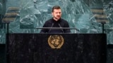 USA – Ukraine's President Volodymyr Zelenskyy speaks during the 79th Session of the United Nations General Assembly at the United Nations headquarters in New York City on September 25, 2024