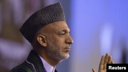 Afghan President Hamid Karzai.