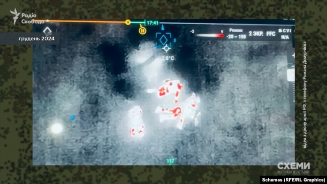 Скрін із відео зі страти українських полонених