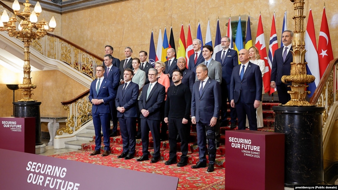 Участники европейского саммита в Лондоне, 2 марта 