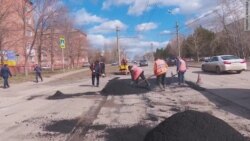 Ремонт дороги после жалобы Путину