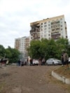 Russia - Tatarstan - Nizhnekamsk - a residential building damaged by a drone strike - June 12
