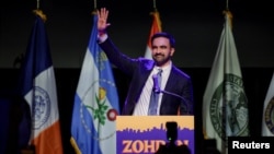 ԱՄՆ - Նյու Յորքի քաղաքապետի ընտրություններում հաղթած Զոհրան Մամդանին, Նյու Յորք, 4-ը նոյեմբերի, 2025թ.