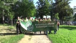 Protest u Košutnjaku: Dva skupa, isti cilj