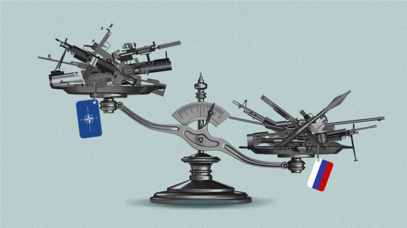 Poročilo o ruski proizvodnji streliva v primerjavi z Natom