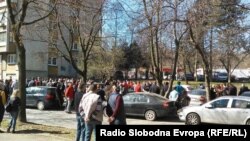 Protest ugostiteljskih radnika, Tuzla (4. mart)