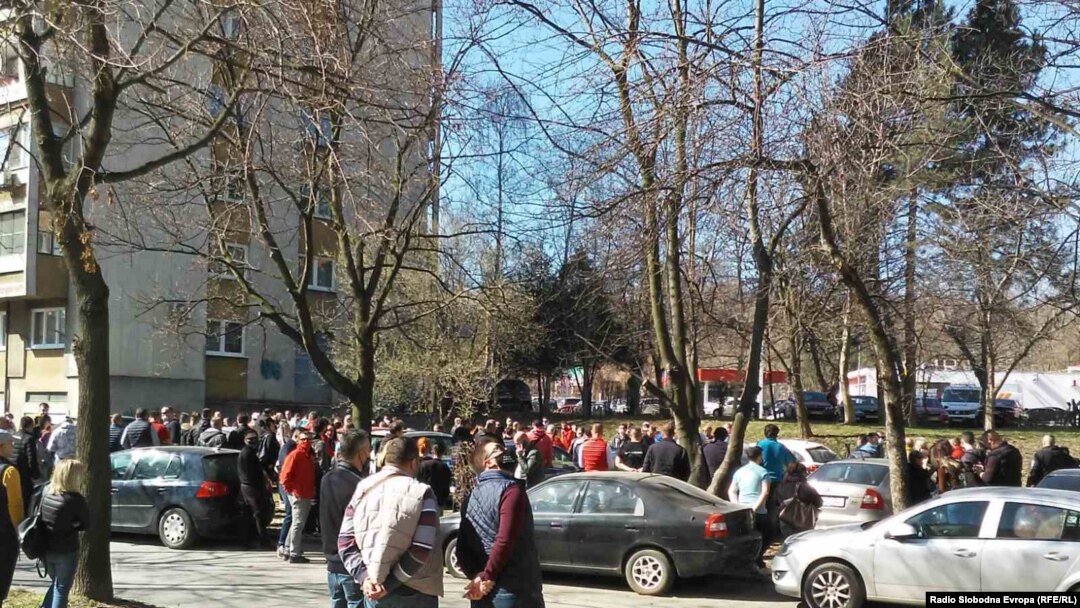 Protest ugostiteljskih radnika, Tuzla (4. mart)