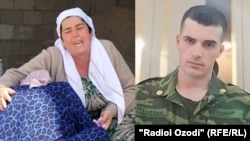 Қурбонгул Ашурова, модари Шаҳбоз Ҷонмаҳмадзода, сарбозе, ки худашро ба рӯди Кофарниҳон андохтааст.