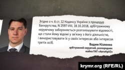 Візуалізація письмової відповіді від адвоката Вадима Кізленка