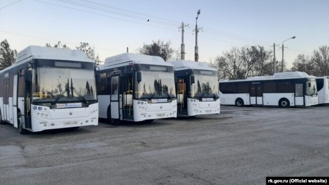 Автобусы в Крыму, иллюстрационное фото