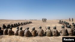 Turkish troops are training Kurdish and Sunni Arab forces at a camp in Bashiqa for the upcoming battle to retake Mosul.