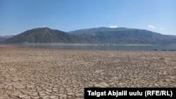 A reservoir in Kyrgyzstan