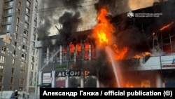 Украинанын Днепр шаарындагы "Новый Континент" соода борборуна Орусиянын соккусунун кесепети. 20-сентябрь, 2026-жыл 