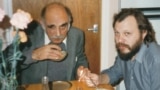 Александр Пятигорский (слева) и Игорь Померанцев. Лондон. Конец 80-х. Фото Лианы Померанцевой