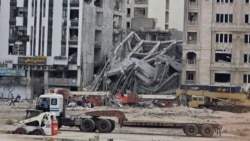 ساختمانی که بامداد ششم فروردین در بندرعباس هدف قرار گرفت