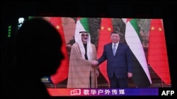 دیدار ولیعهد ابوظبی با رئیس‌جمهور چین، ۲۵ فروردین