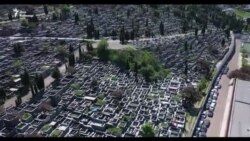 Кладбища Грузии опустели на Пасху