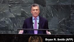 Președintele argentinian Mauricio Macri 