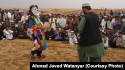 کندهار کې اداکاران خپل هنر ښيي