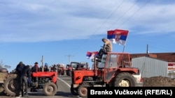 Блокада во Брешница кај Чачак, 28.01.2025 година.