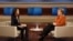 Germany, Angela Merkel and Anne Will, interview for ARD TV