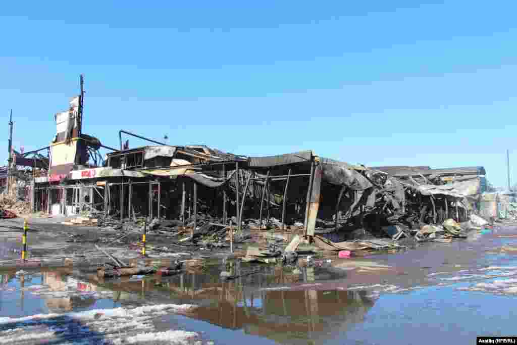 Базарның янгын башланган урыны дип әйтелгән өлеше