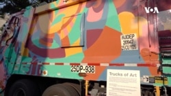 For Ukrainian-Born Artist, A New York Garbage Truck Is A Canvas