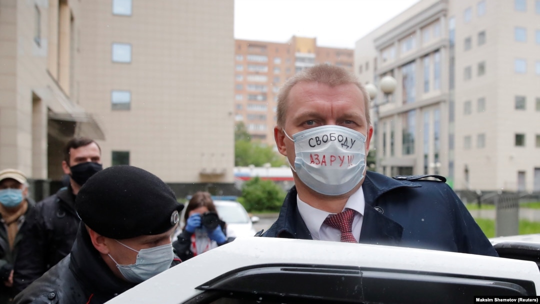 Задержание Евгения Ступина – одного из авторов иска