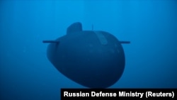 Russia's Poseidon nuclear-capable underwater system / Russian Defense Ministry handout animation picture via Reuters